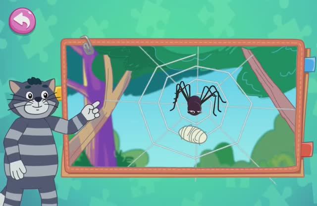 Зачем пауку паутина?! Простоквашино. Развитие. Игры. Дети. Обучающие мультики. Почемучка! смотреть онлайн