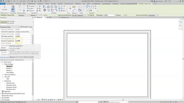 Revit 18 Extension Supérieure
