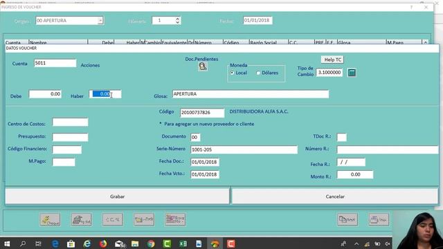 APLICACIÓN PRÁCTICA SISCONT 2018 2019 DISTRIBUIDORA ALFA SAC смотреть онлайн