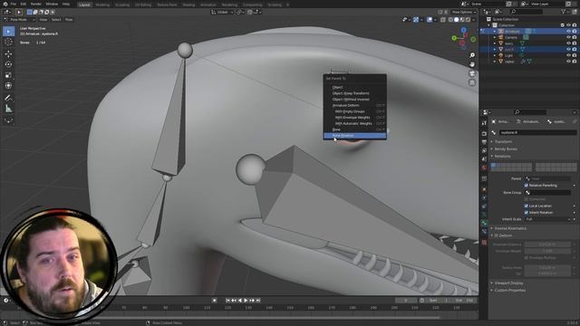 Modeling a Velociraptor in Blender Part 6 :Building a Custom Rig смотреть онлайн
