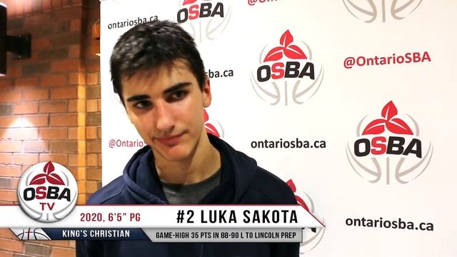 2020 PG Luka Sakota scored a game-high 35 points! смотреть онлайн