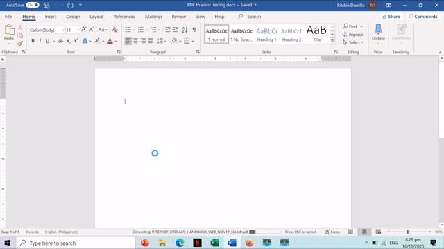 How to: Convert PDF to Word Document смотреть онлайн