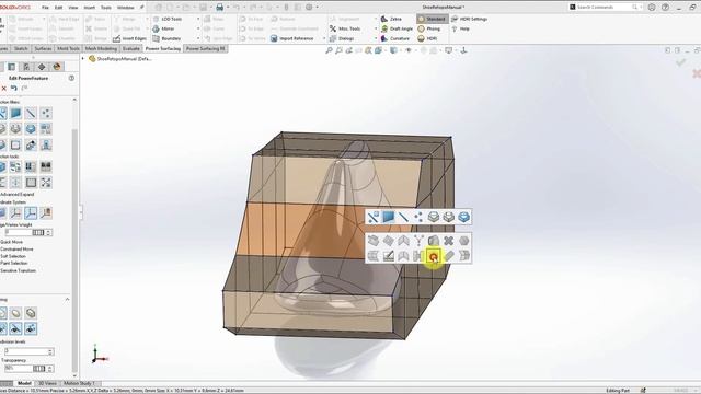 Shoe Last  Retopology | Solidworks Tutorial
