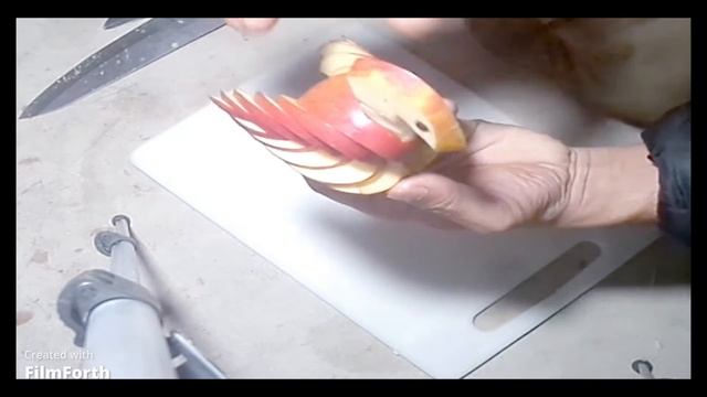 fruit Apples, oranges, grapes, strawberries, whites carving смотреть онлайн
