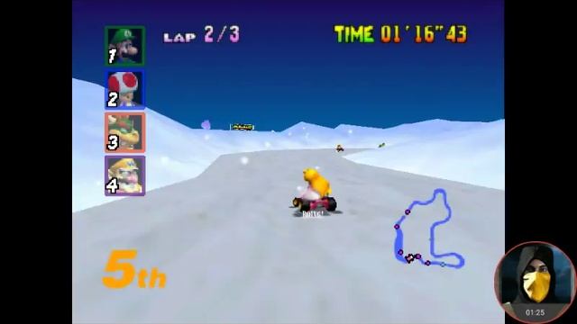 Mario Kart 64 [Frappe 150cc] - N64 Emu смотреть онлайн