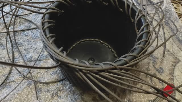 Кашпо из ротанга своими руками: пошагово для начинающих. Как сплести жгутик из ротанга для кашпо? смотреть онлайн