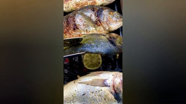 Дорадо на гриле