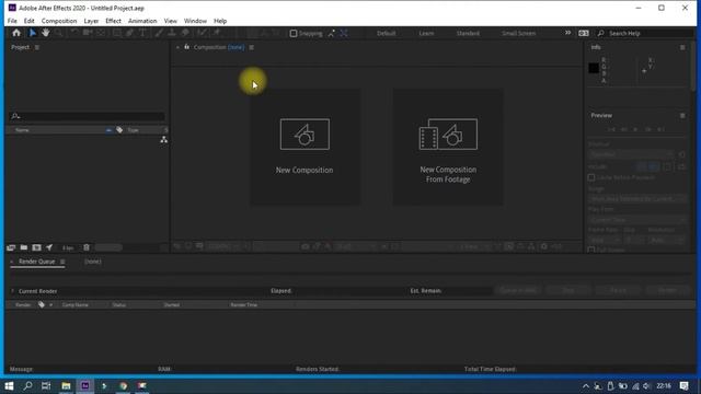 Render Adobe After Effect to MP4 смотреть онлайн