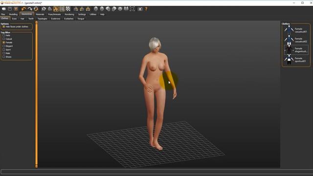 Acessórios de Personagens 3d pelo MakeHuman Aula 05 #3d #makehuman смотреть онлайн