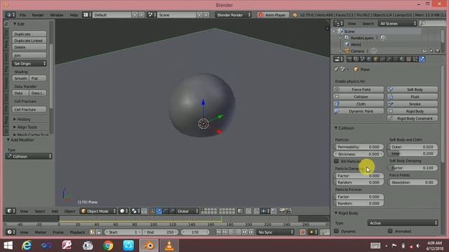 How to use Soft Body physics in Blender tutorial смотреть онлайн