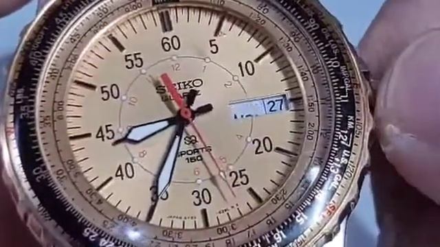 Vintage 2K SEIKO Quartz SQ Sport 150 “PILOT STYLE”, 5Y23-6150 смотреть онлайн
