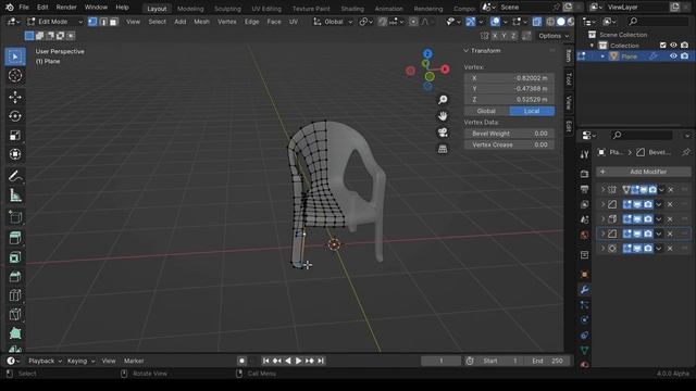 Plastic Chair | Blender modeling | Timelapse смотреть онлайн