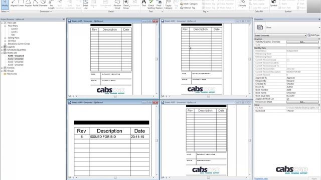 How to update revisions on multiple sheets in Autodesk Revit 2016 смотреть онлайн