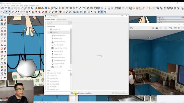 TUTORIAL OF INTERIOR RENDER IN ENSCAPE PART 1 смотреть онлайн