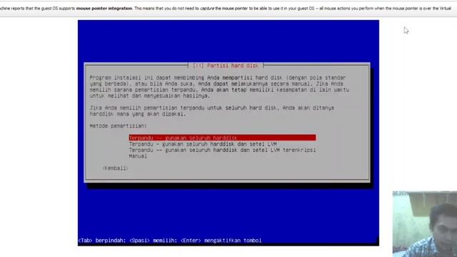 instalasi linux debian pada virtual box смотреть онлайн