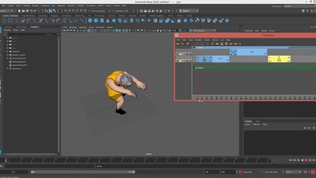 Maya Trax Editor Tutorial - insert multi fbx animation into maya смотреть онлайн