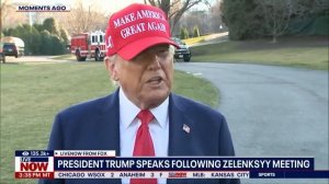 Комментарии Дональда Трампа после встречи с Владимиром Зеленским