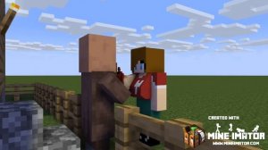 Giantess Growth Animation #125 ( «Village Outgrow» Giantess )