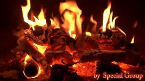 расслабляющая музыка, как горит огонь