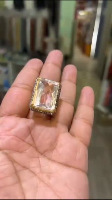 Горный хрусталь и бриллианты Размер 18.5 16*24 смотреть онлайн