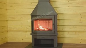 Обзор на дровяной камин Мюнхен пристенно-угловой ЭкоКамин - у нас по ЛУЧШЕЙ ЦЕНЕ!