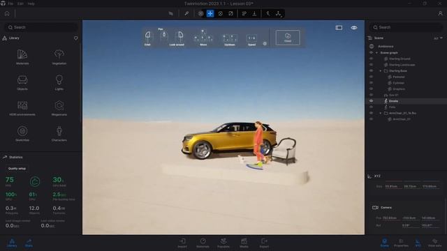 TWINMOTION - Lesson 03 - Import 3D Models from Polyhaven and Other Websites, Manage Scene And Asset смотреть онлайн