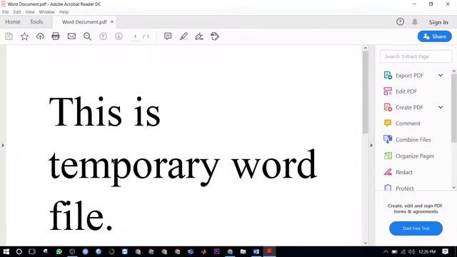 How To Convert Word File Into Pdf