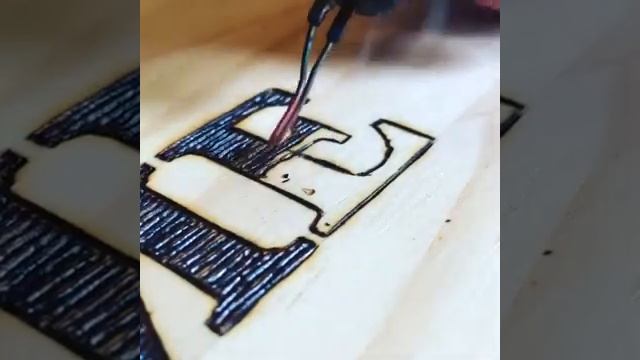 Amazing Woodworking Carpenter Skills - Wood Burning Art #shorts