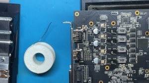 Компьютер не стартует -Ремонт видеокарты MLLSE RX580 2048SP