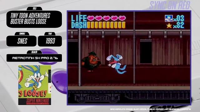 Sync-On-Red (RsGB) - Tiny Toon Adventures: Buster Busts Loose смотреть онлайн
