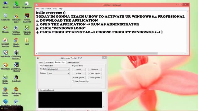 How to Activate Win 8 Pro (windows 8.1 build 9600) смотреть онлайн