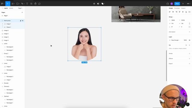 19. Булевые группы и маски | Бесплатное обучение Figma Фигма