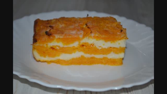 Воздушная Запеканка из Тыквы и творога - пальчики оближешь! Очень просто и вкусно! смотреть онлайн