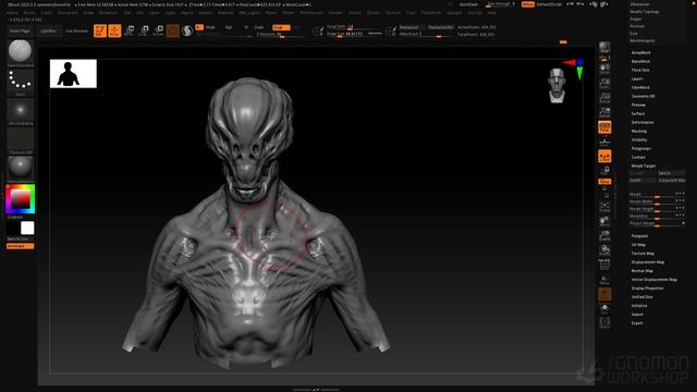 09. Restoring Lost Symmetry in ZBrush (1) смотреть онлайн