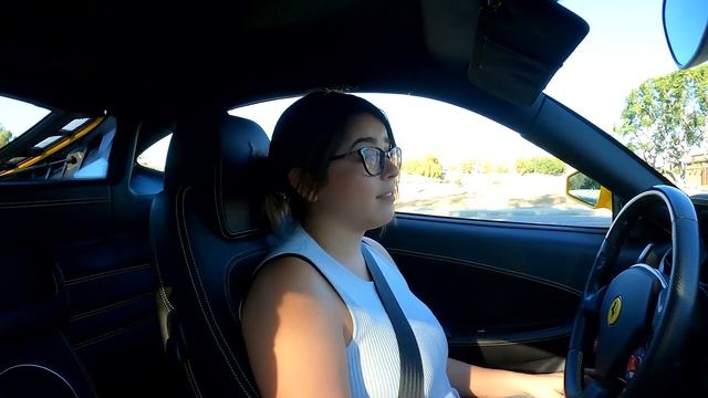 FERRARI GIRLS INSANE Reaction To Driving The F430 смотреть онлайн