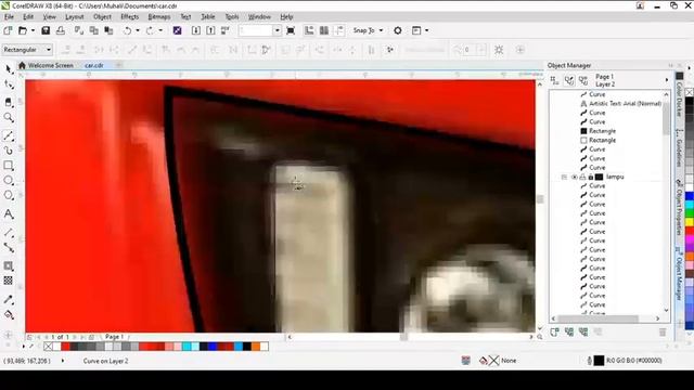Mengubah Gambar Mobil ke Vektor dengan Corel Draw | Convert Car Image / Bitmap to Vector | Speed смотреть онлайн