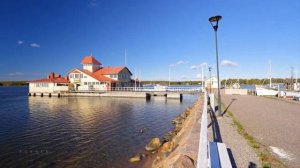 Walking in Ekenäs： Relaxing Autumn Walk in Finland Slow TV