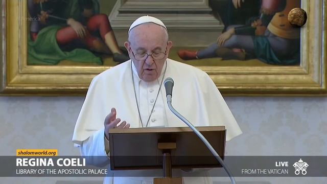 Recitation of the Regina Coeli with Pope Francis | 5 April 2021 смотреть онлайн