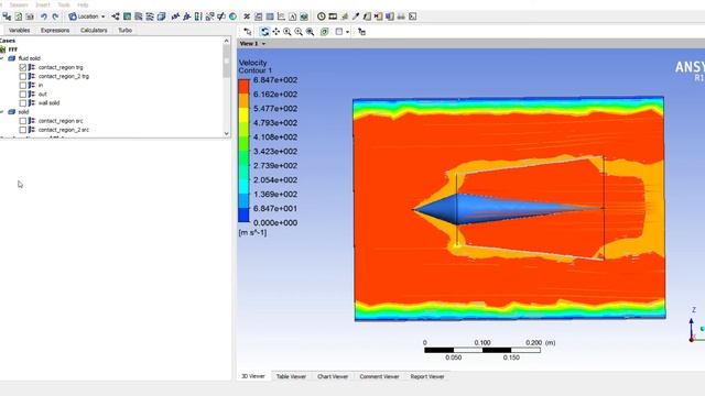 Jet engine Fluid Flow Fluent CFD Post nozzle смотреть онлайн