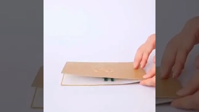 Танк - 3D открытка ручной работы