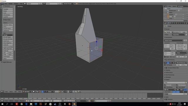 Sıfırdan Blender (2.79) - 17 - Subdivide İşlemi смотреть онлайн