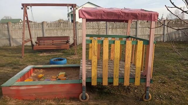 Песочница своими руками. Как сделать песочницу из дерева. смотреть онлайн