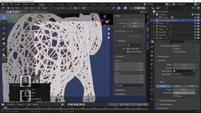 Blender a new way to do Wireframe in Blender смотреть онлайн