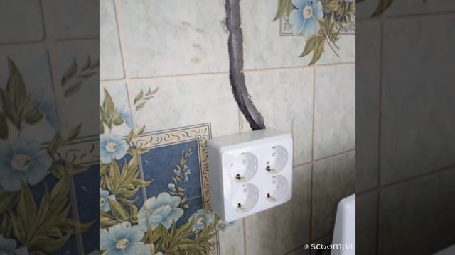 Частичная замена электрической пpoвoдки на кухне, дополнительные розетки. смотреть онлайн