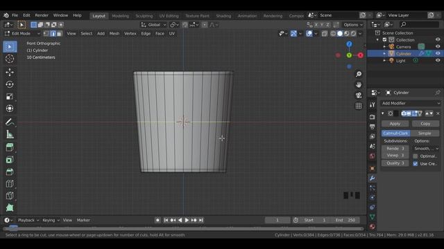 Blender 2.8 Tutorial Deutsch: Tasse erstellen (German) смотреть онлайн