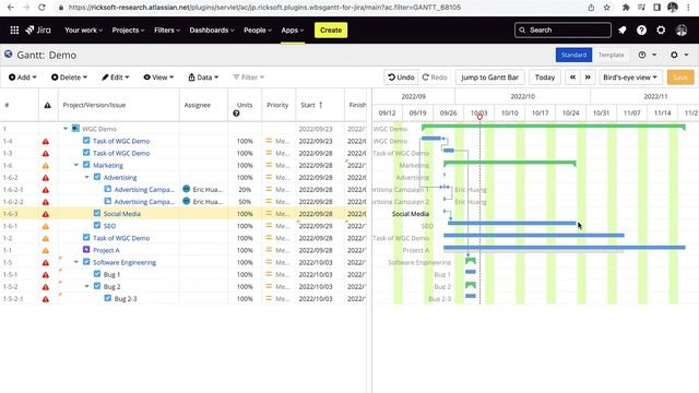 WBS Gantt-Chart for Jira - Get Started смотреть онлайн