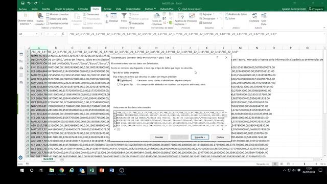 Excel 2: Distribuir Texto a Tabla смотреть онлайн