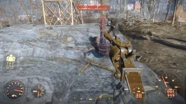 Legendary Deathskull Radscorpion Fight смотреть онлайн