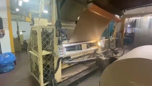 Электрический трехслойный гофроагрегат 1400 мм Китай смотреть онлайн