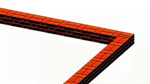 Фламандская кладка в 1 кирпич